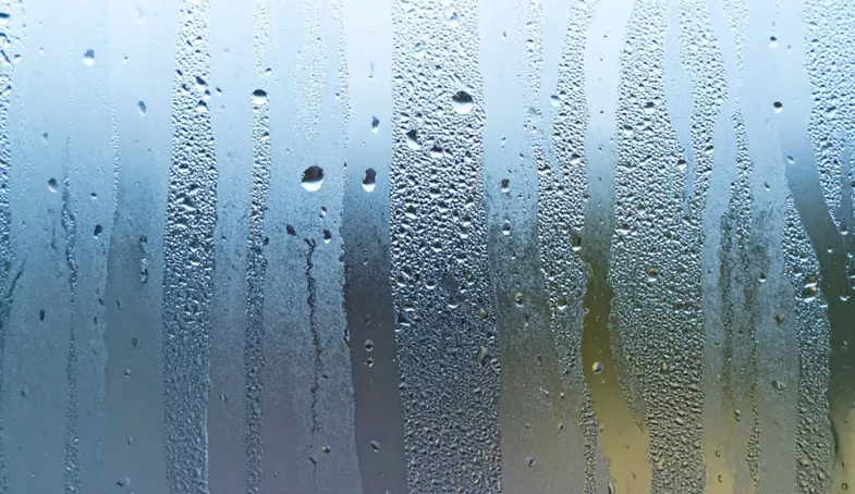 Kondensacja wilgoci na powierzchni